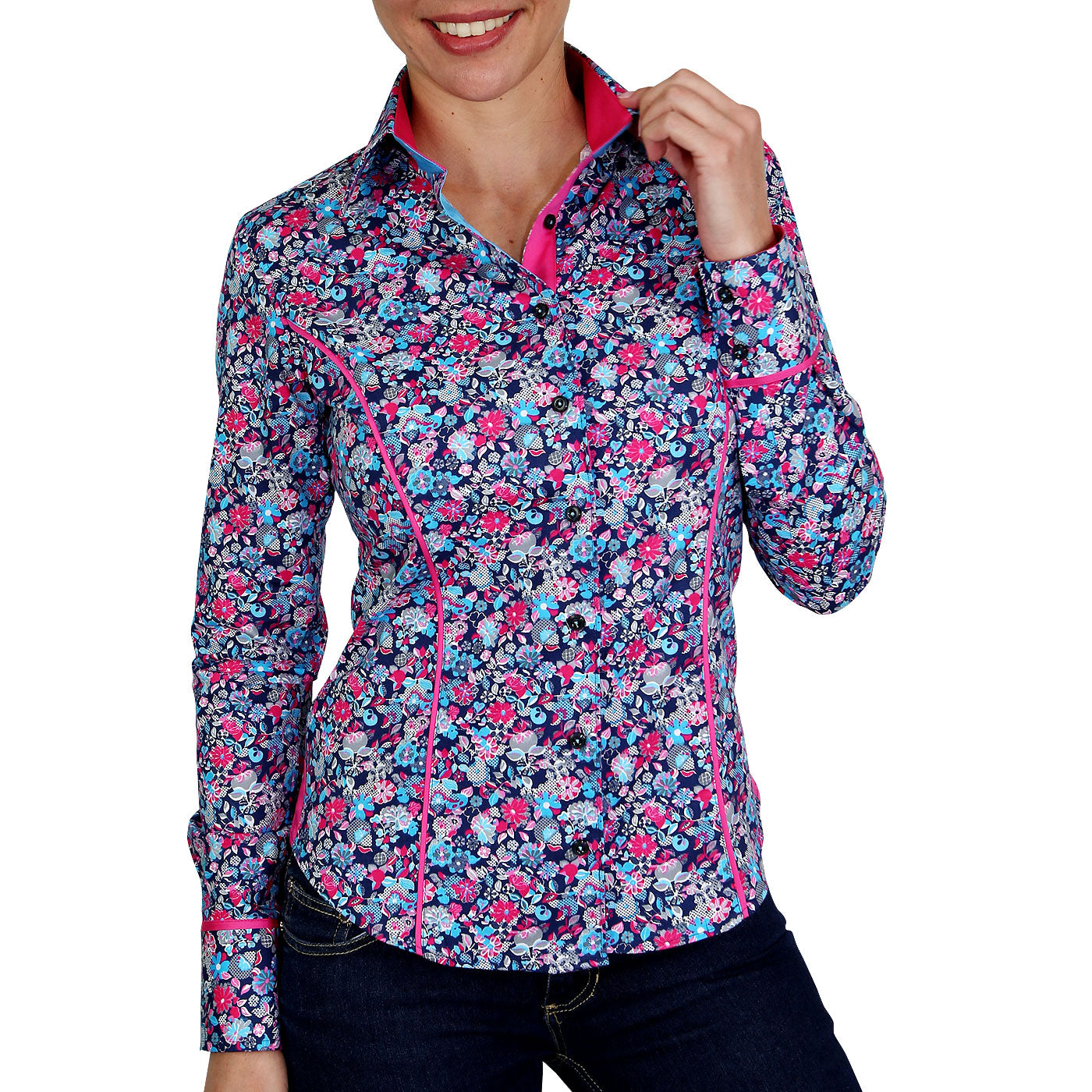 chemise femme a fleurs
