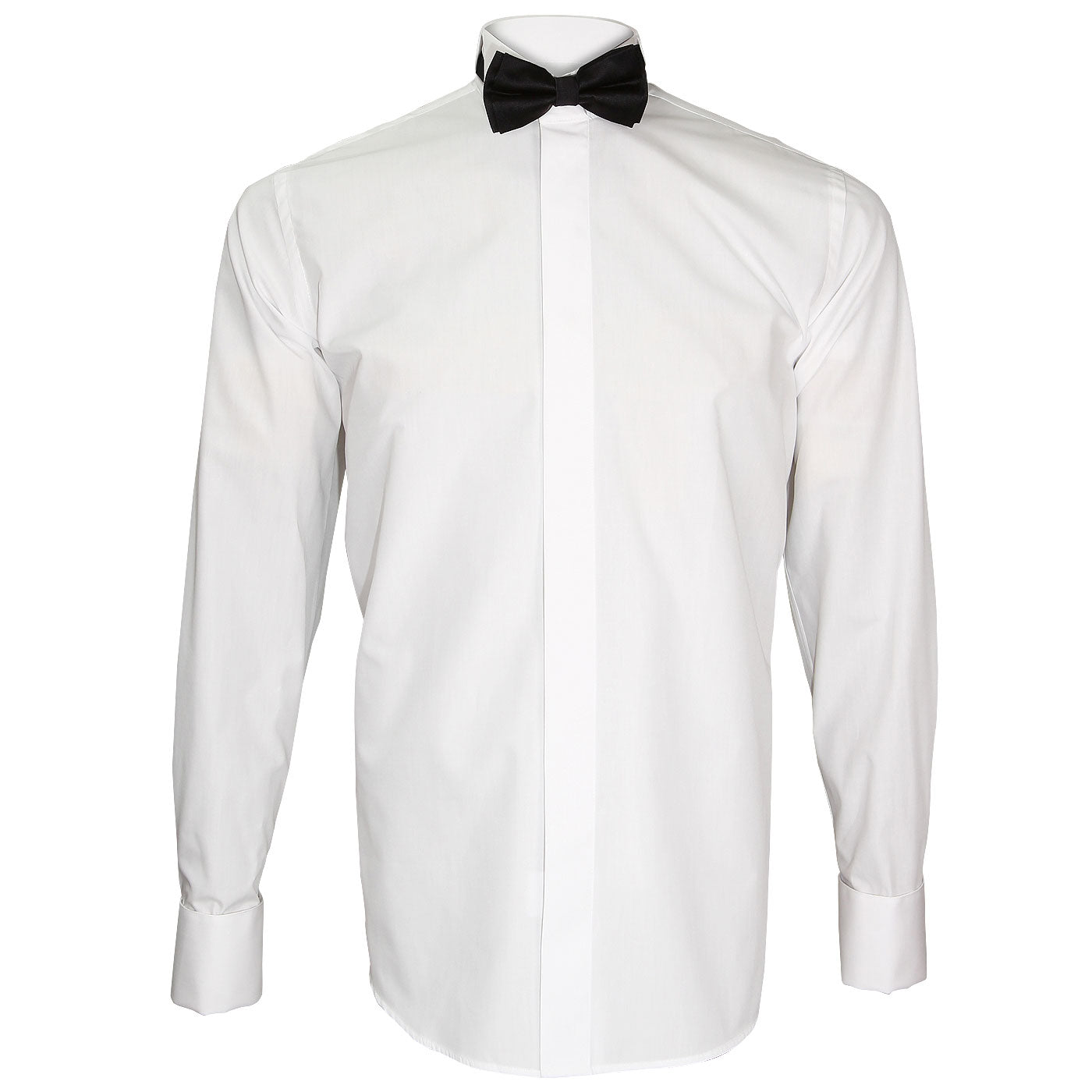 la chemise col cassé et son noeud papillon