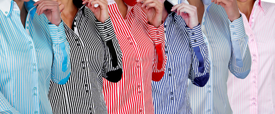 Chemises femme à rayures