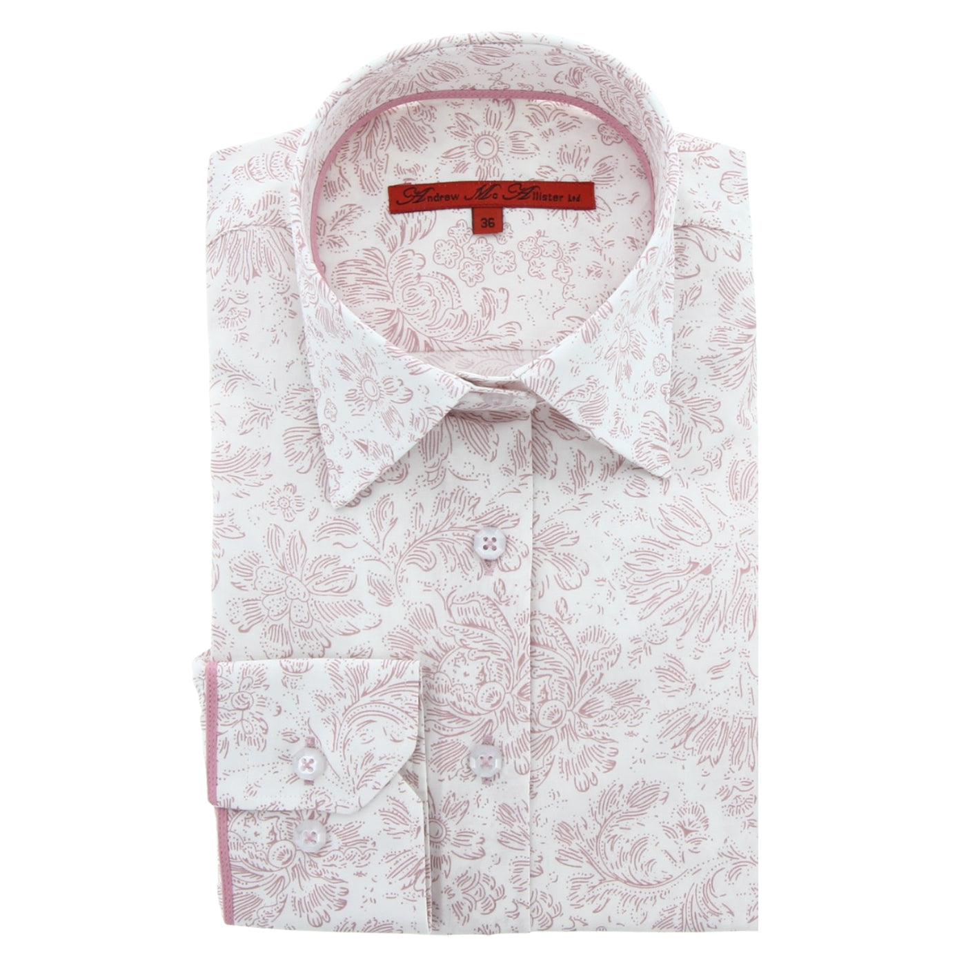 Chemise femme imprimé floral coupe cintrée ALMA Andrew Mc Allister AGF4AM1