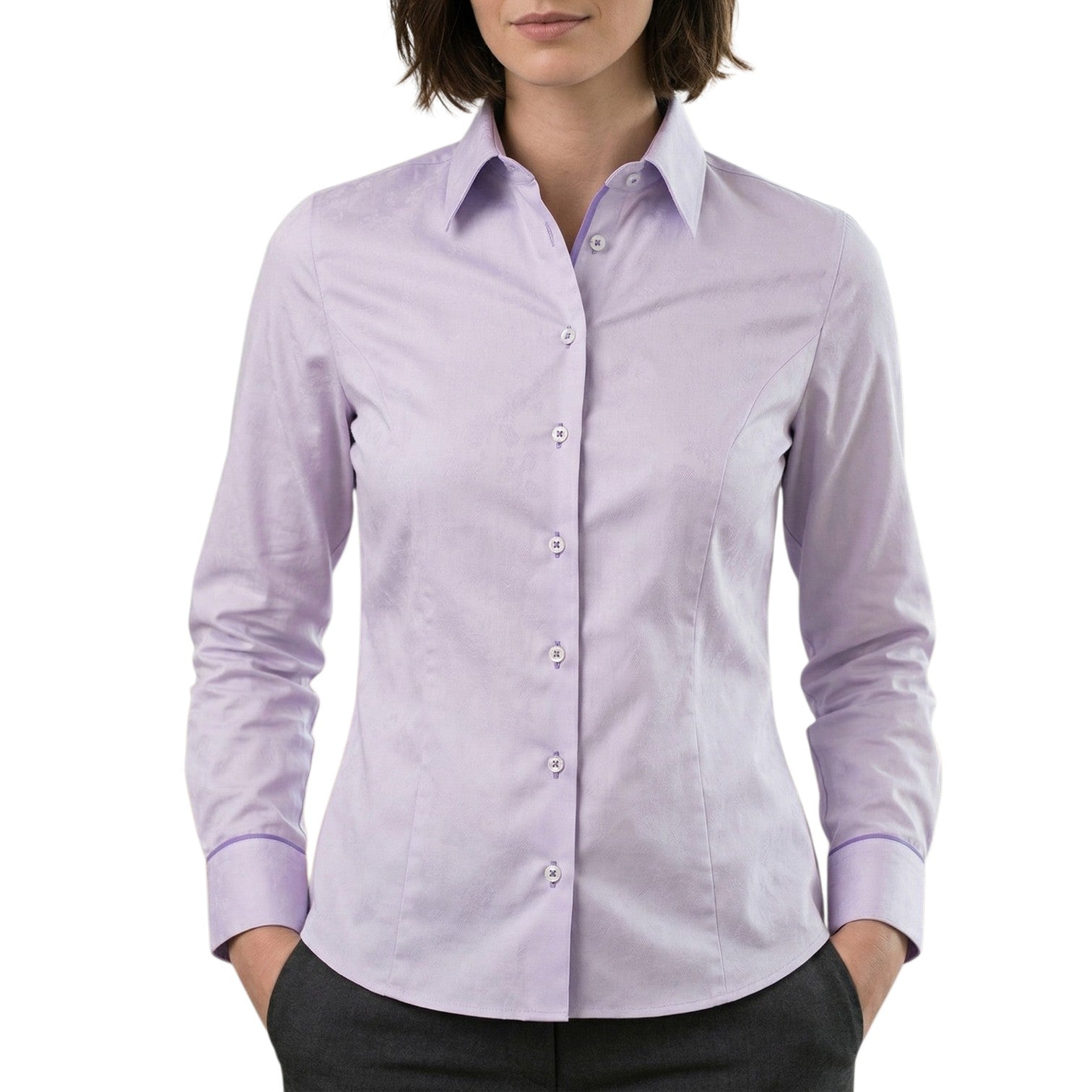 Chemise femme unie coupe cintrée FLORETTE Andrew Mc Allister AGF2AM2