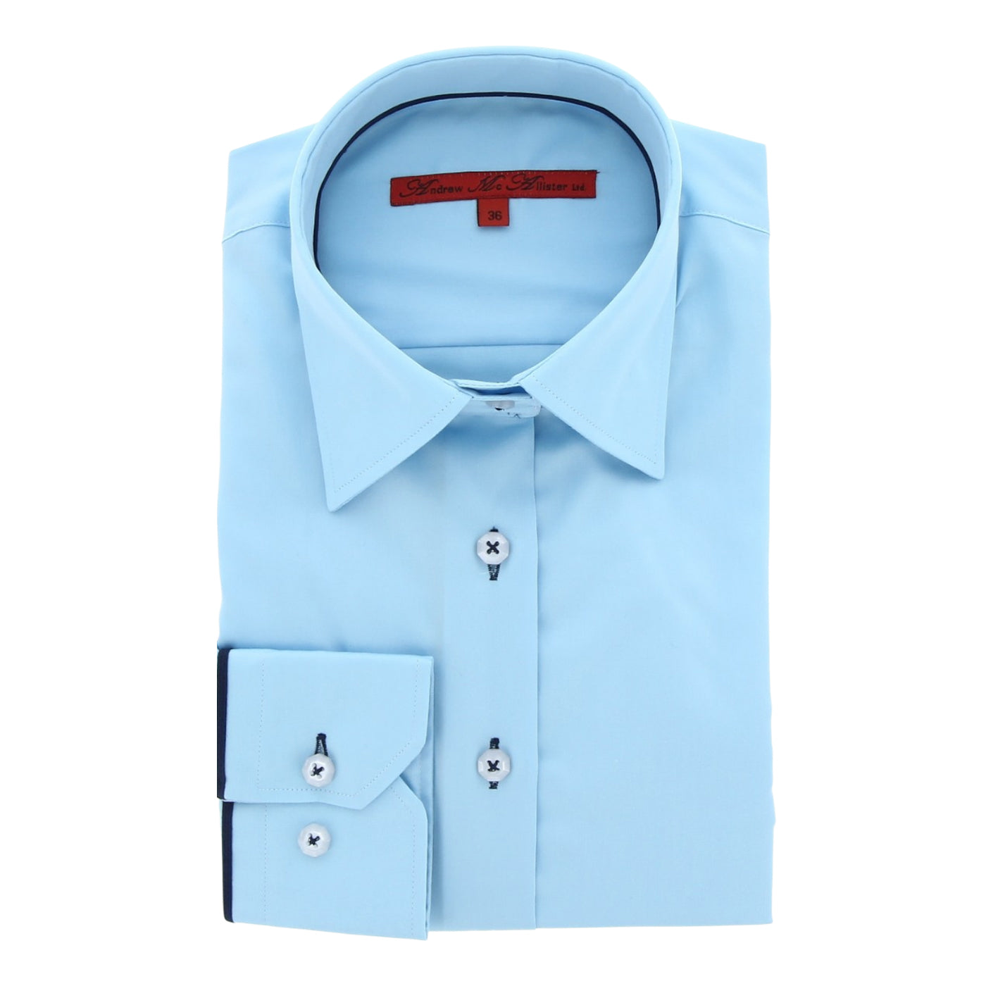 Chemise femme unie coupe cintrée OCEANE Andrew Mc Allister AGF1AM1