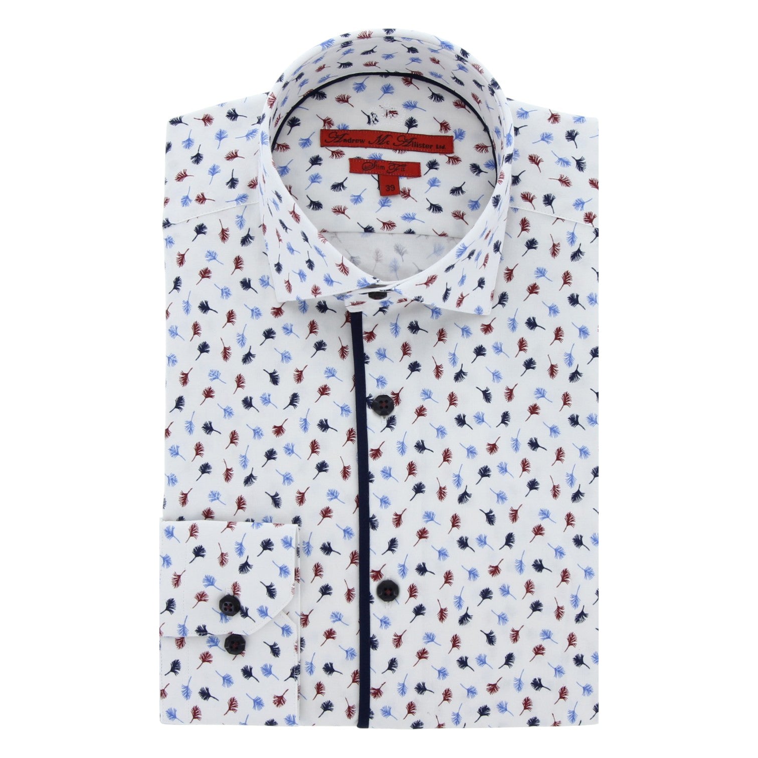 Chemise homme coupe cintré tissu imprimé DALSTON Andrew Mac Allister AG14AM1