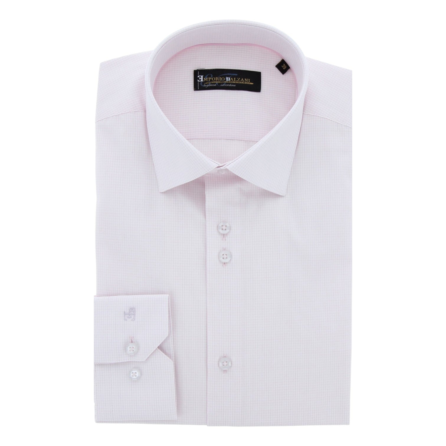Chemise homme coupe droite à carreaux FLORANO Emporio Balzani AG9EB1