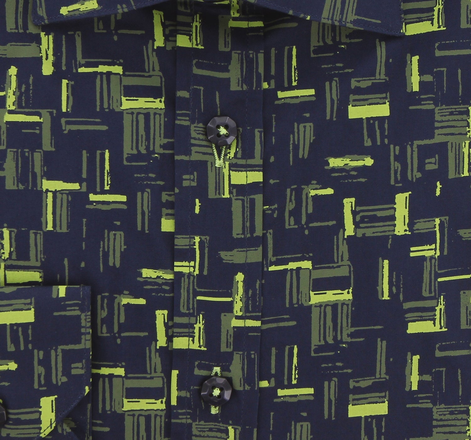 Chemise homme coupe droite tissu imprimé CAMDEN Andrew Mac Allister AG8AM1