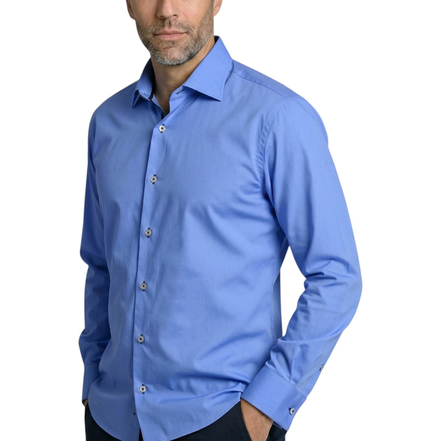 Chemise homme coupe droite unie CAMILLO Emporio Balzani AG4EB1