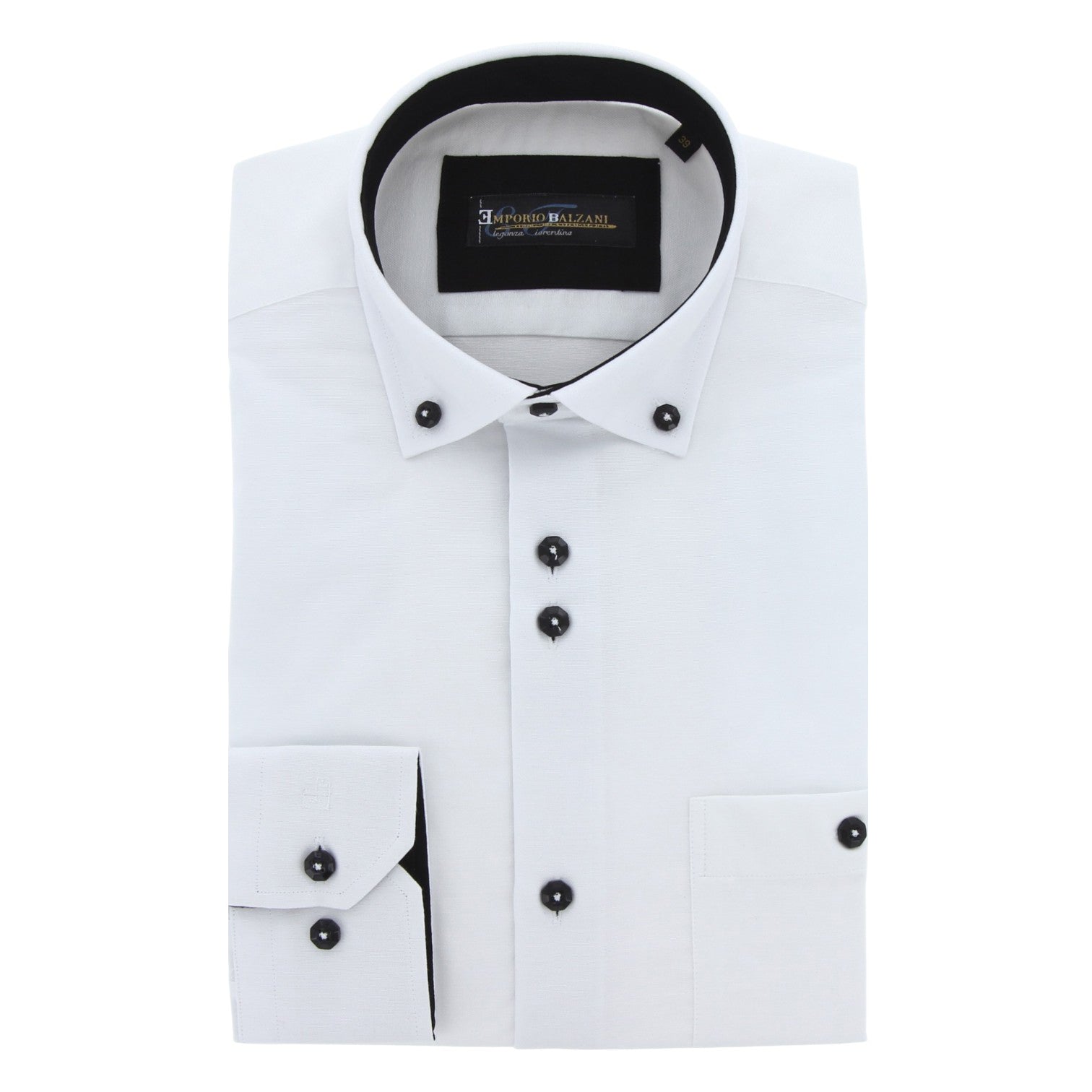 Chemise homme coupe droite unie COSTANTINO Emporio Balzani AG8EB1