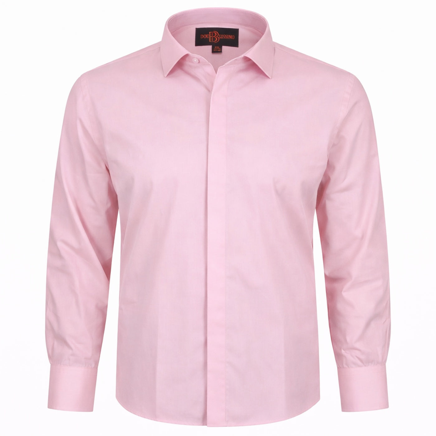 Chemise homme grande taille unie rose coupe confort NASCOSA Doublissimo AG13DB1.2
