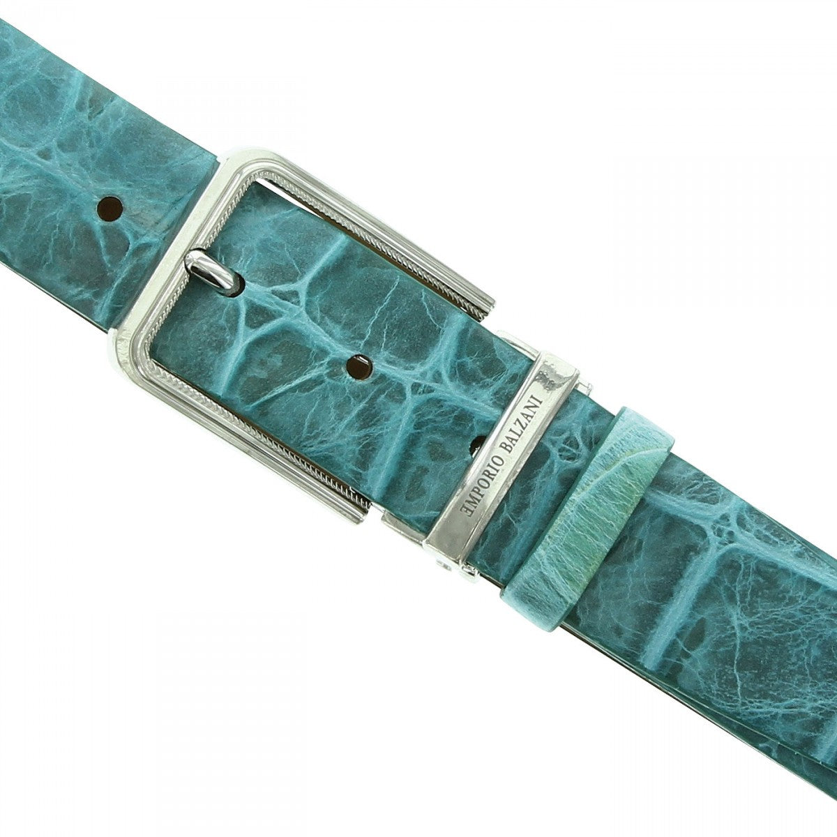 Ceinture cuir CROCO Emporio balzani A12000243-470 vert