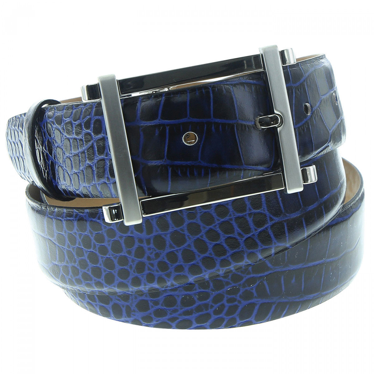 Ceinture cuirEZIO Emporio balzani T12000246-440 bleu marine