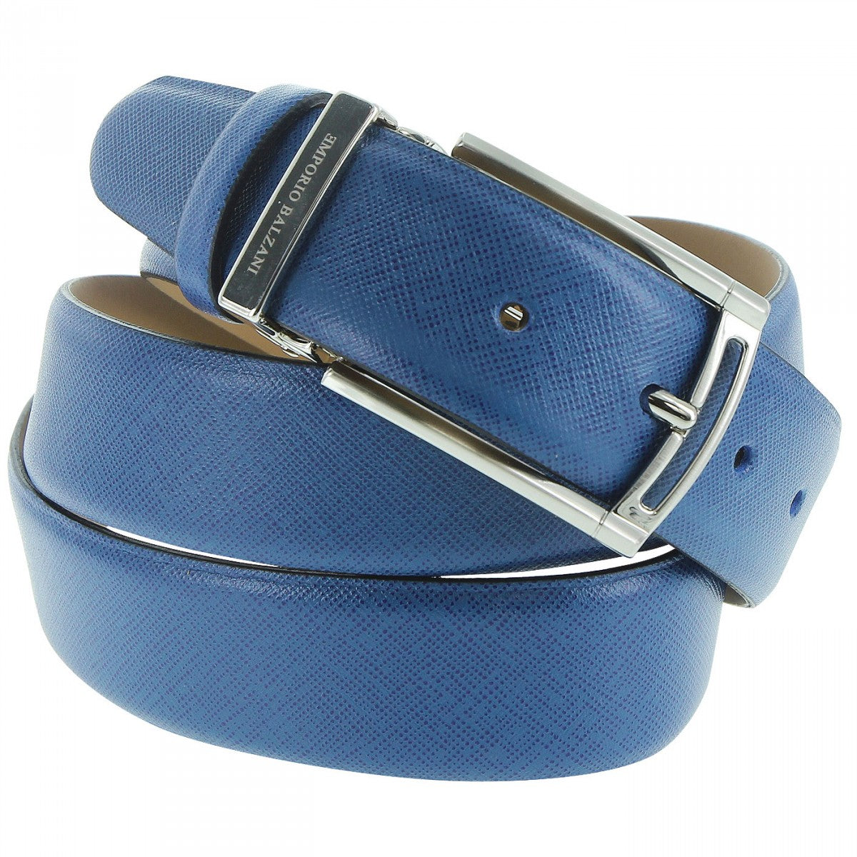 Ceinture CuirFLUVIO Emporio balzani T12000144-470 bleu