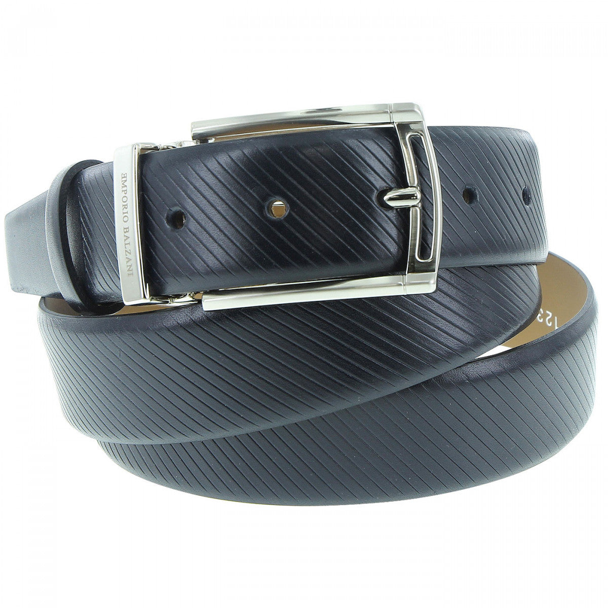 Ceinture cuirSTRIO Emporio balzani T12398108-440 bleu marine