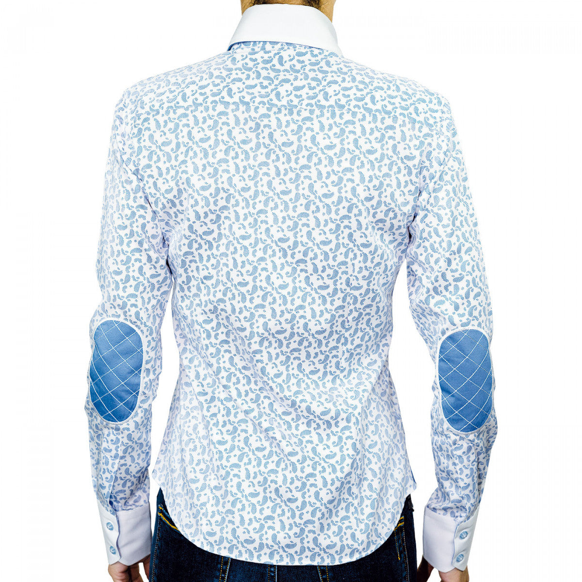 Chemise à coudièresDROOPY Andrew Mc Allister JF9AM2 bleu