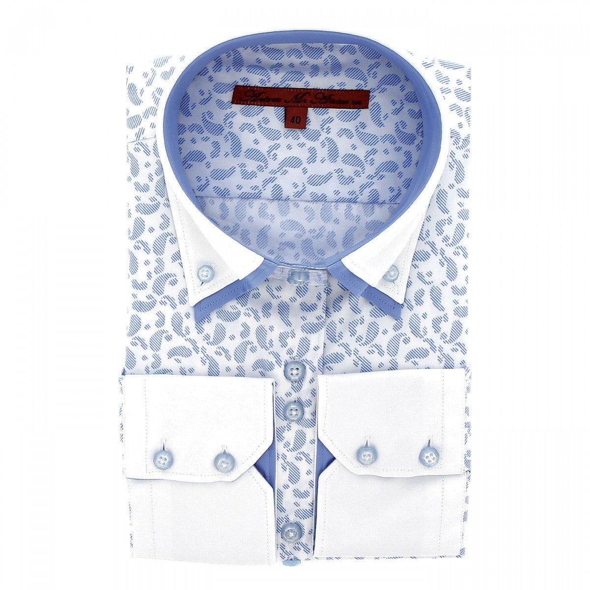 Chemise à coudièresDROOPY Andrew Mc Allister JF9AM2 bleu
