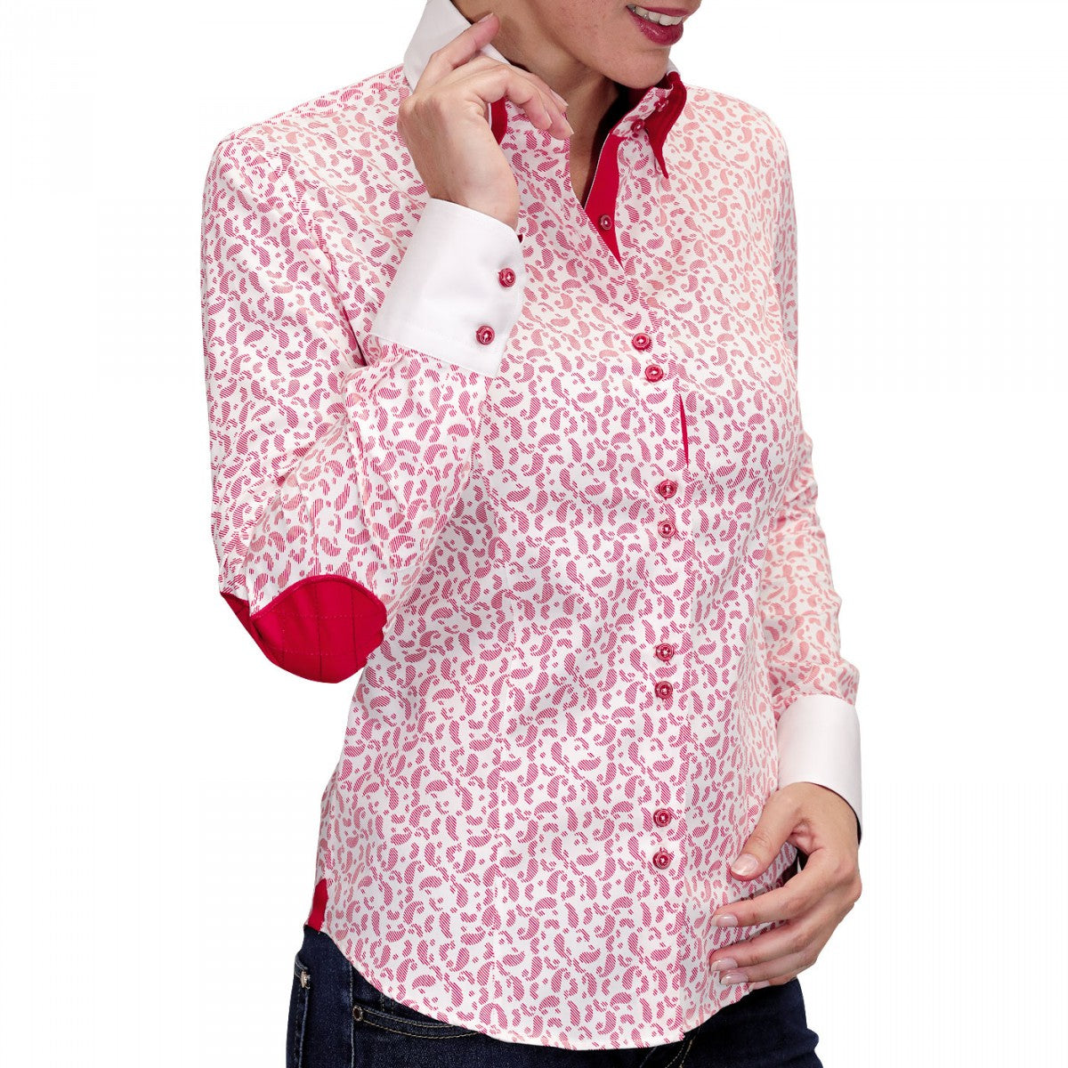 Chemise à coudièresDROOPY Andrew Mc Allister JF9AM3 rouge