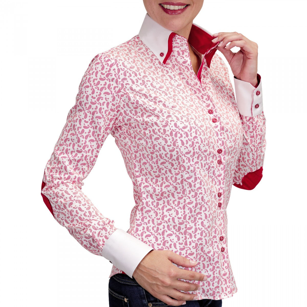 Chemise à coudièresDROOPY Andrew Mc Allister JF9AM3 rouge