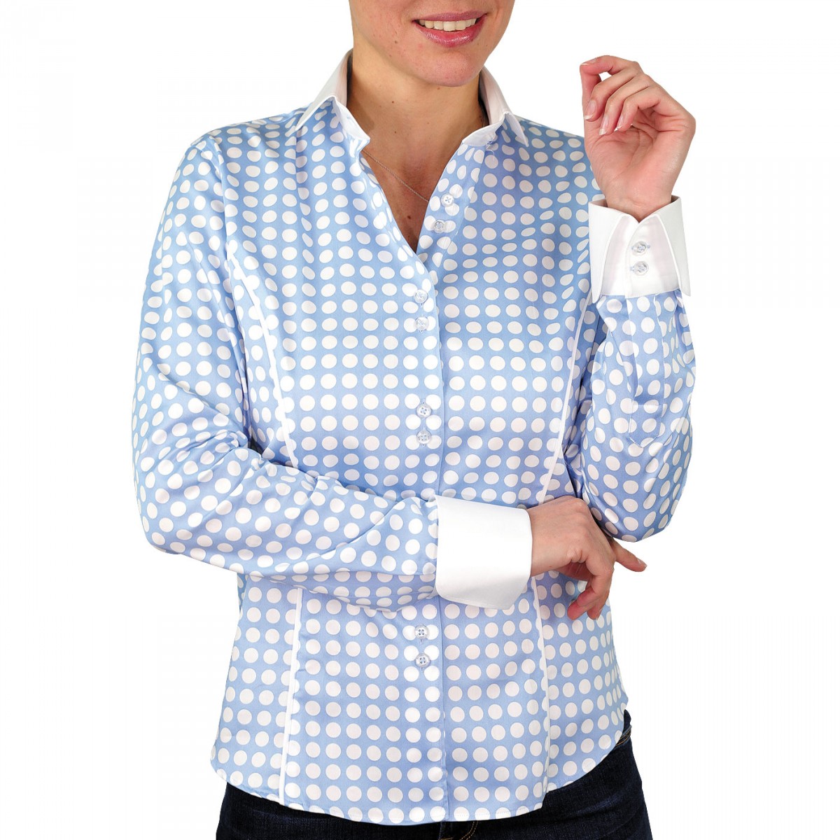 Chemise à poisDOTS Andrew Mc Allister TF12AM2 bleu