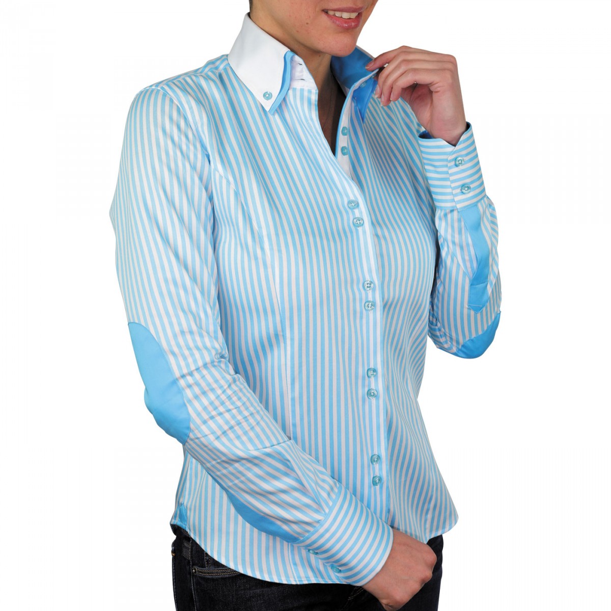 Chemise Italienne turquoise