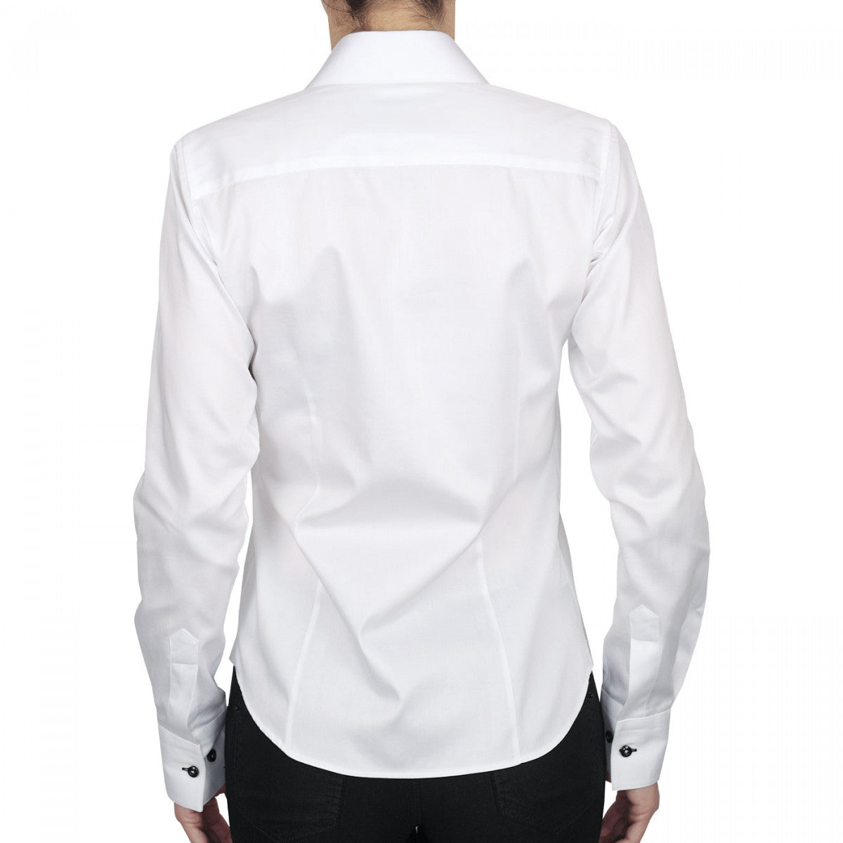 Chemise blanche blanc noir