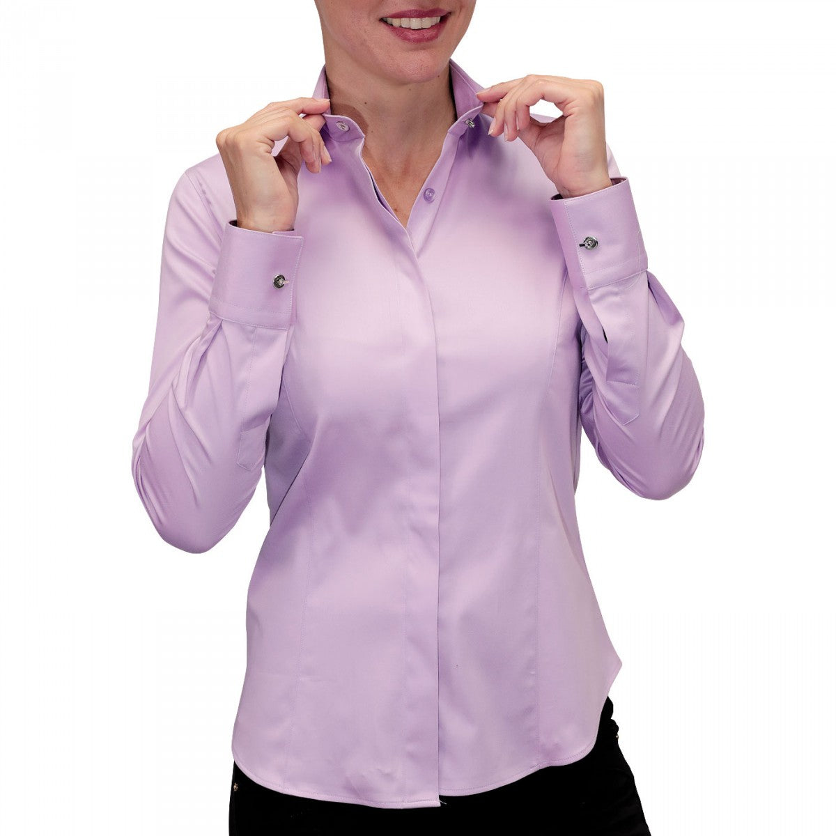Chemise bouton metalNEW WEAVE Andrew Mc Allister JF12AM7 parme