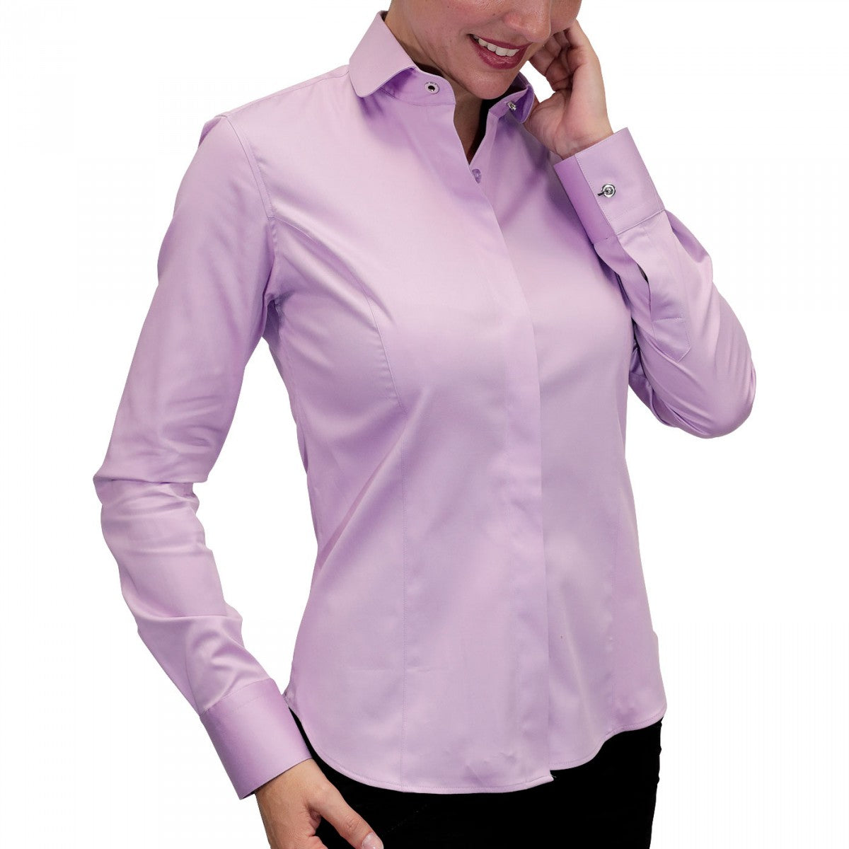 Chemise bouton metalNEW WEAVE Andrew Mc Allister JF12AM7 parme