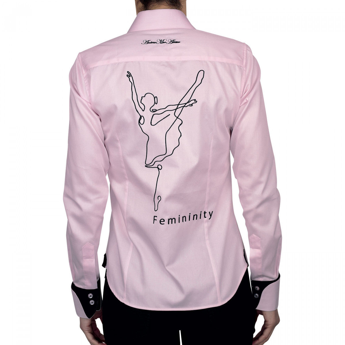 Chemise brodéeFEMINITY Andrew Mac Allister BROD1 rose