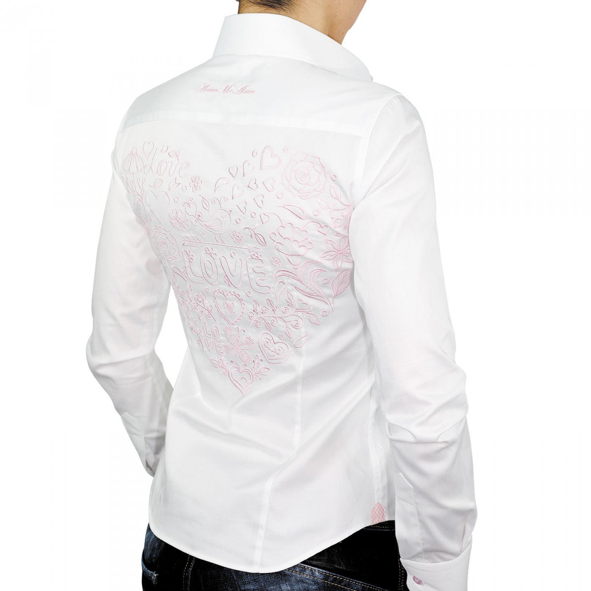 Chemise BrodéeLOVE Andrew Mc Allister TF6AM1 blanc