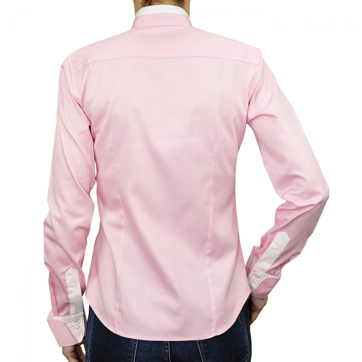 Chemise col maoBECKY Andrew Mac Allister PF13AM3 rose