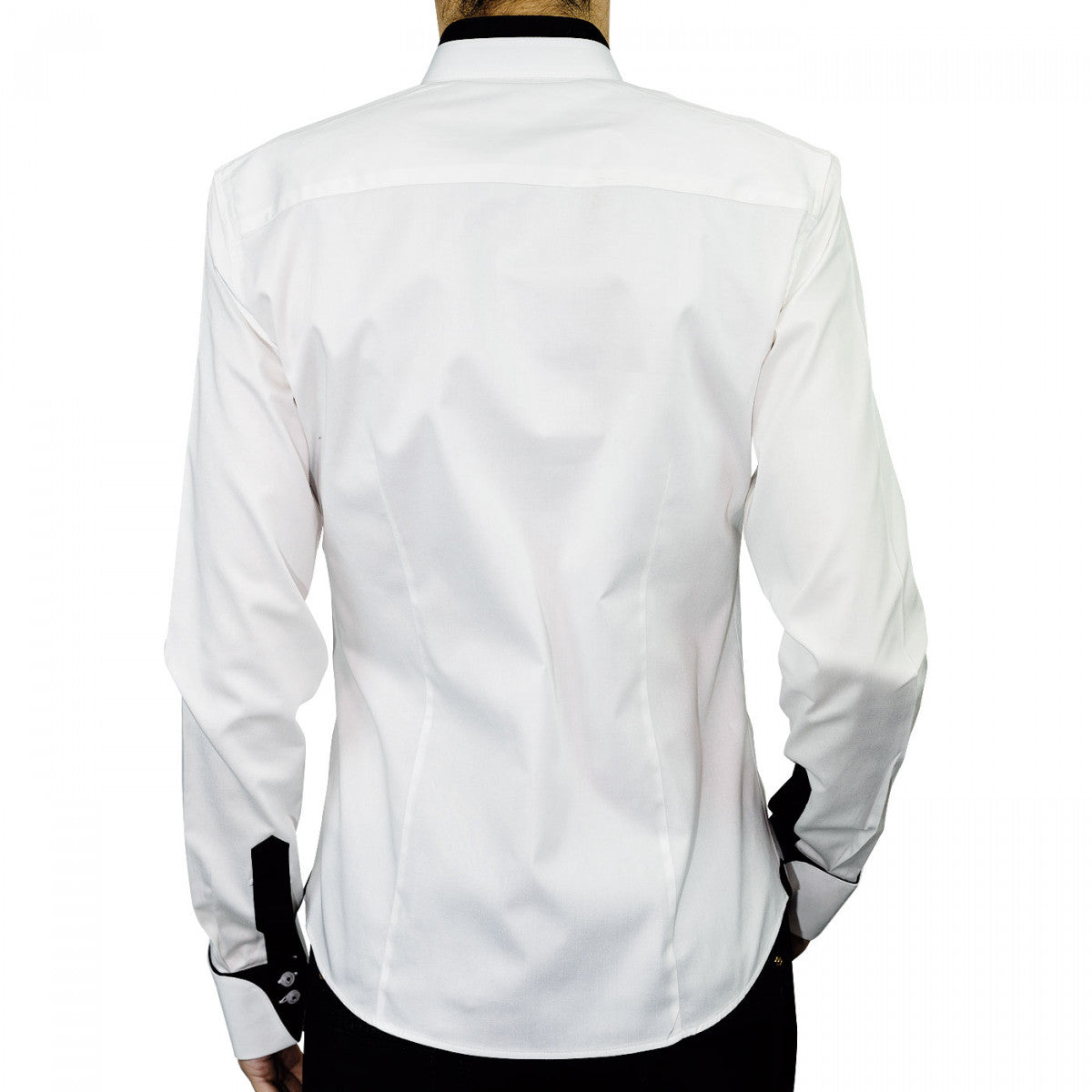 Chemise col maoDORALEEN Andrew Mac Allister PF12AM1 blanc