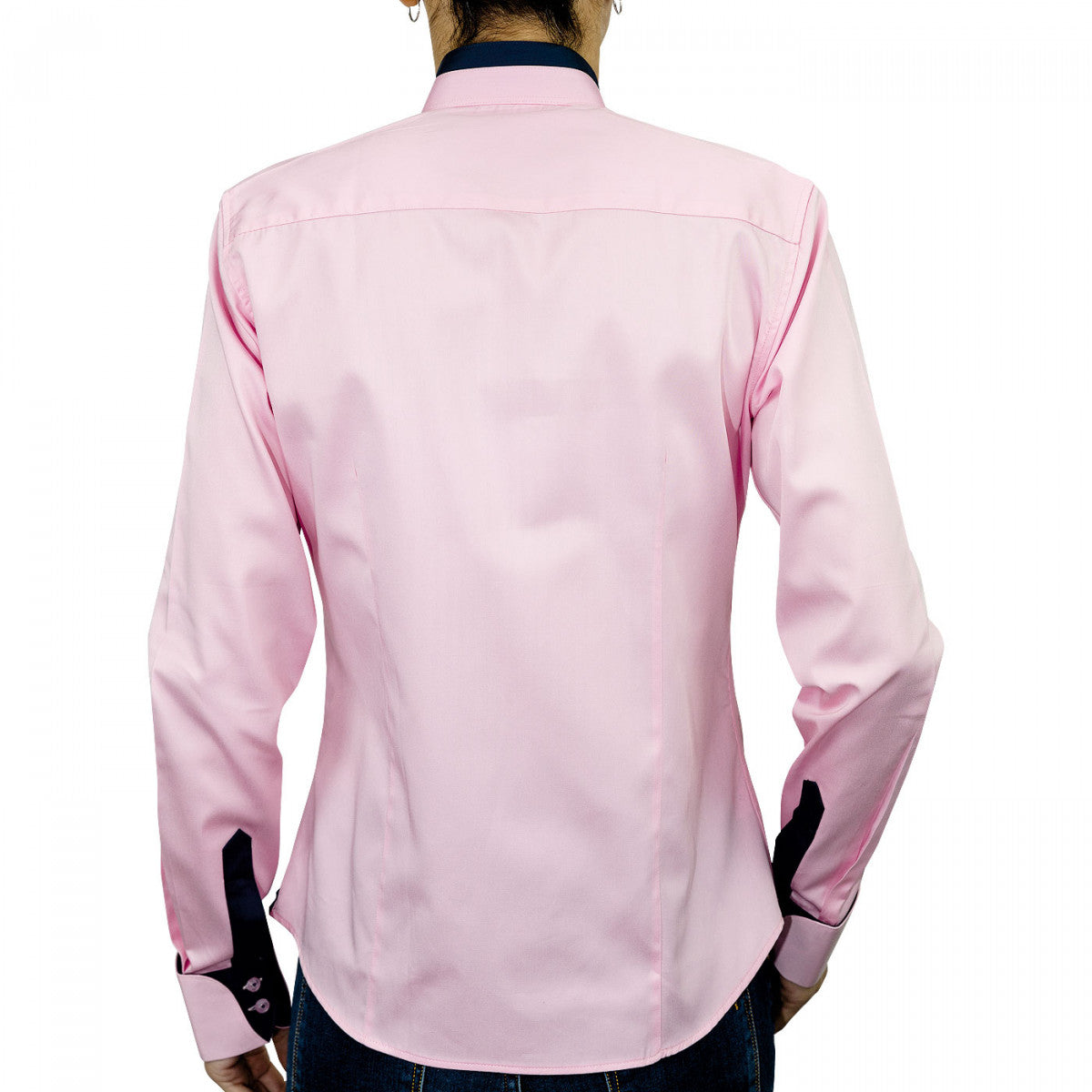 Chemise col maoDORALEEN Andrew Mac Allister PF12AM3 rose