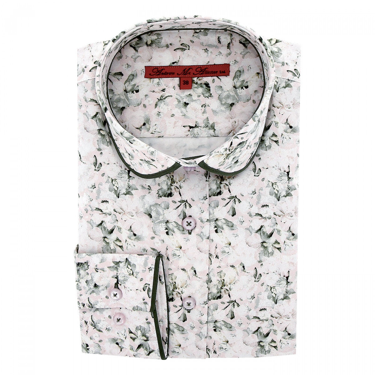 Chemise col rondPASSADENA Andrew Mac Allister XPF6AM1 rose