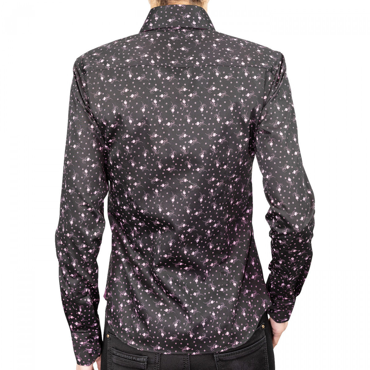 Chemise double col noir