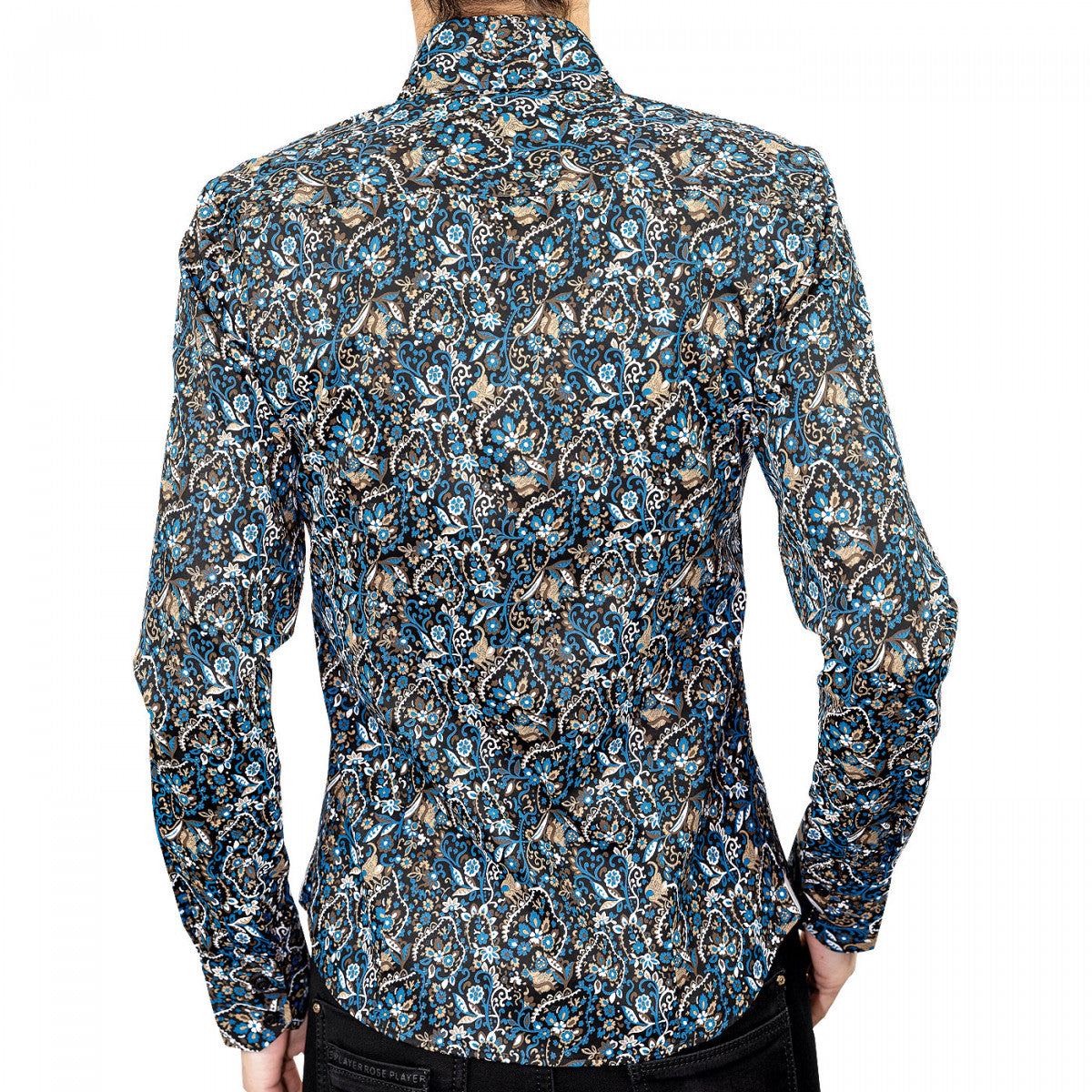 Chemise double colPENNY Andrew Mac Allister PF4AM1 bleu