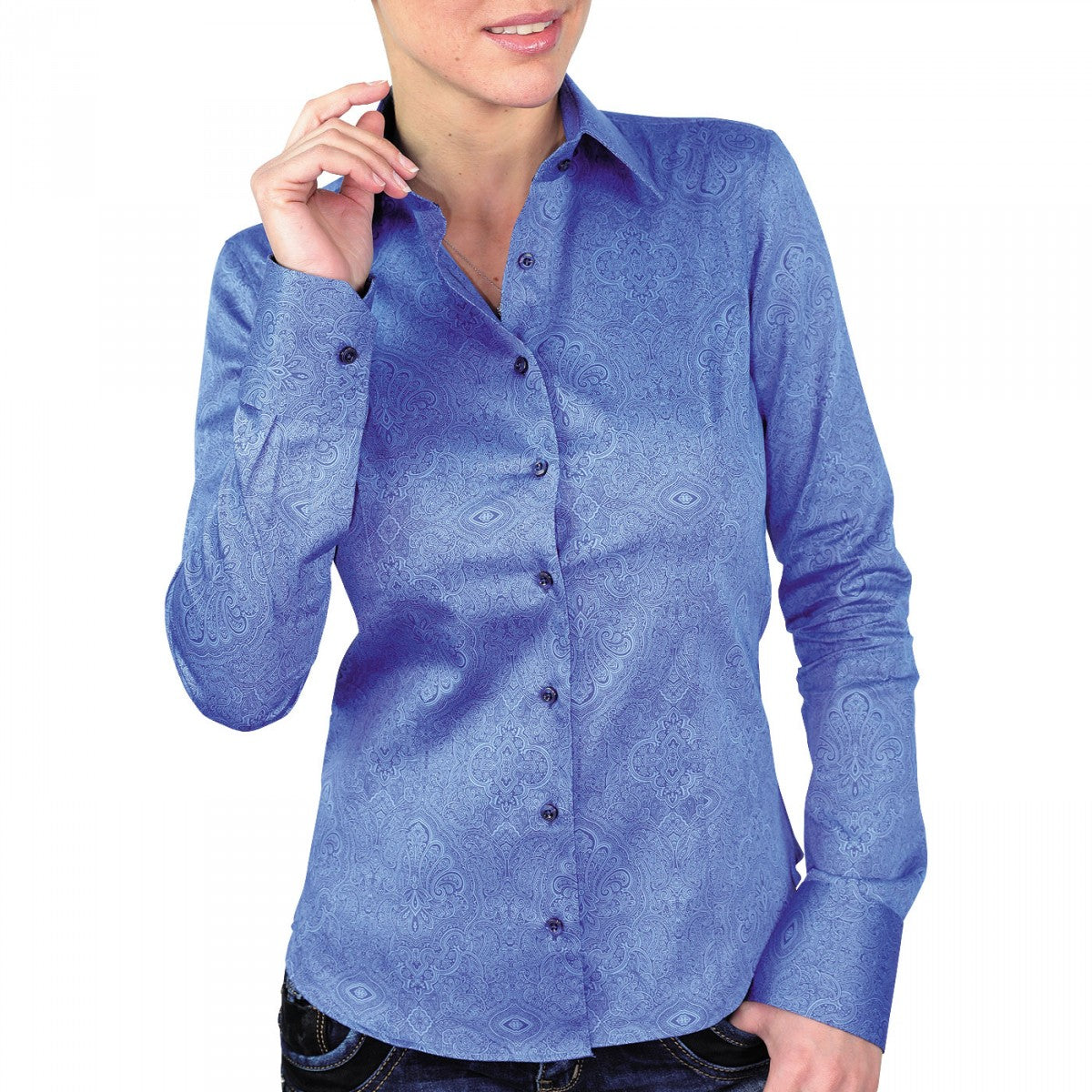 Chemise impriméeASTORIA Andrew Mc Allister TF14AM2 bleu