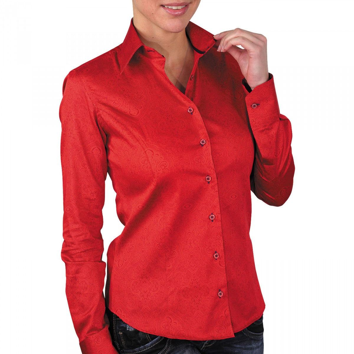Chemise impriméeASTORIA Andrew Mc Allister TF14AM3 rouge