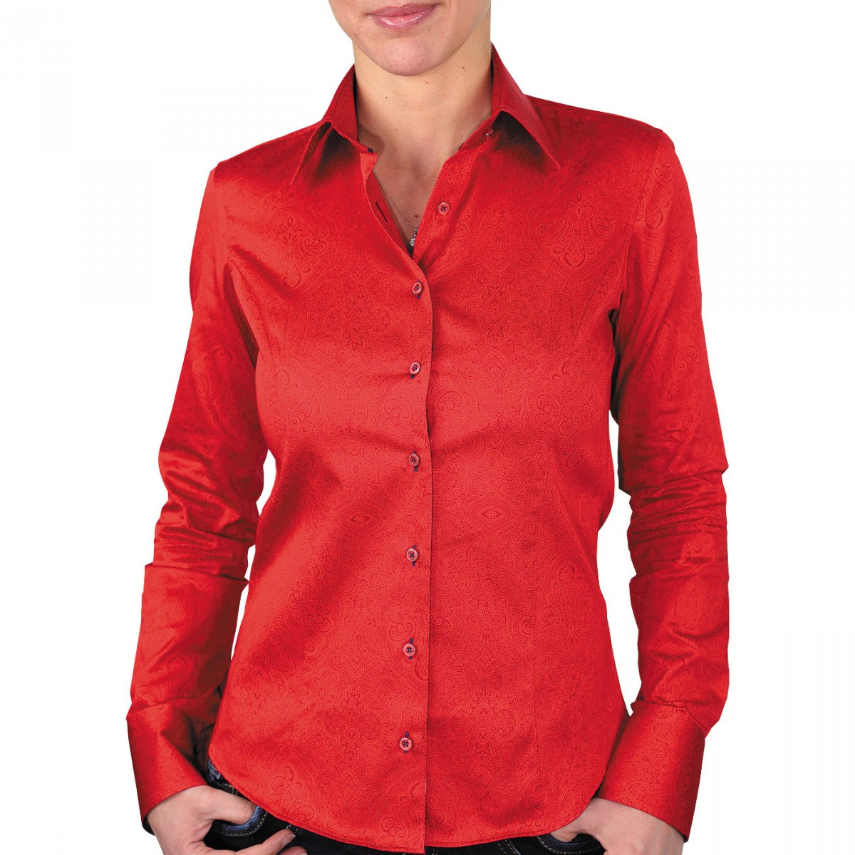 Chemise impriméeASTORIA Andrew Mc Allister TF14AM3 rouge