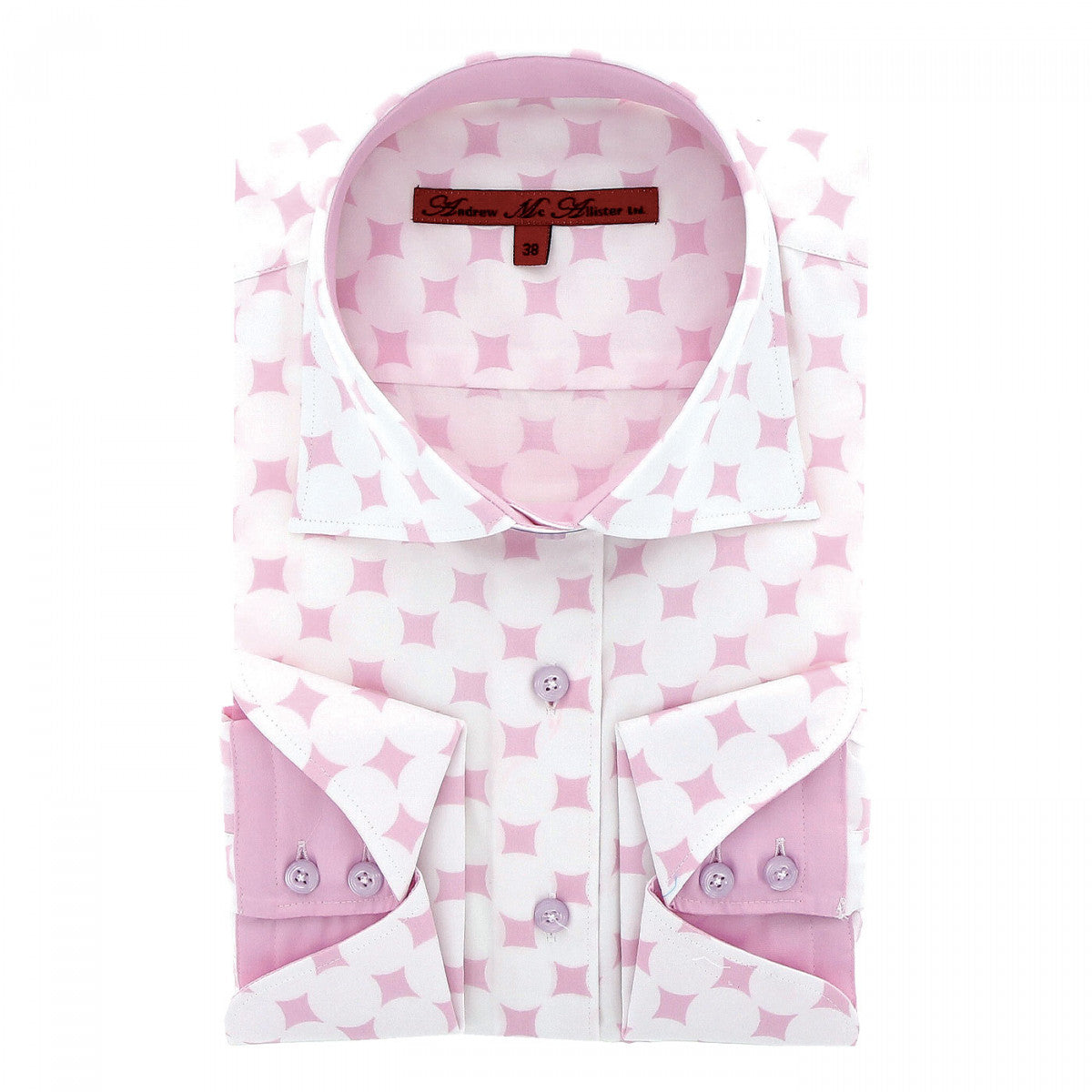 chemise ImpriméBETSY Andrew Mc Allister JF10AM1 rose