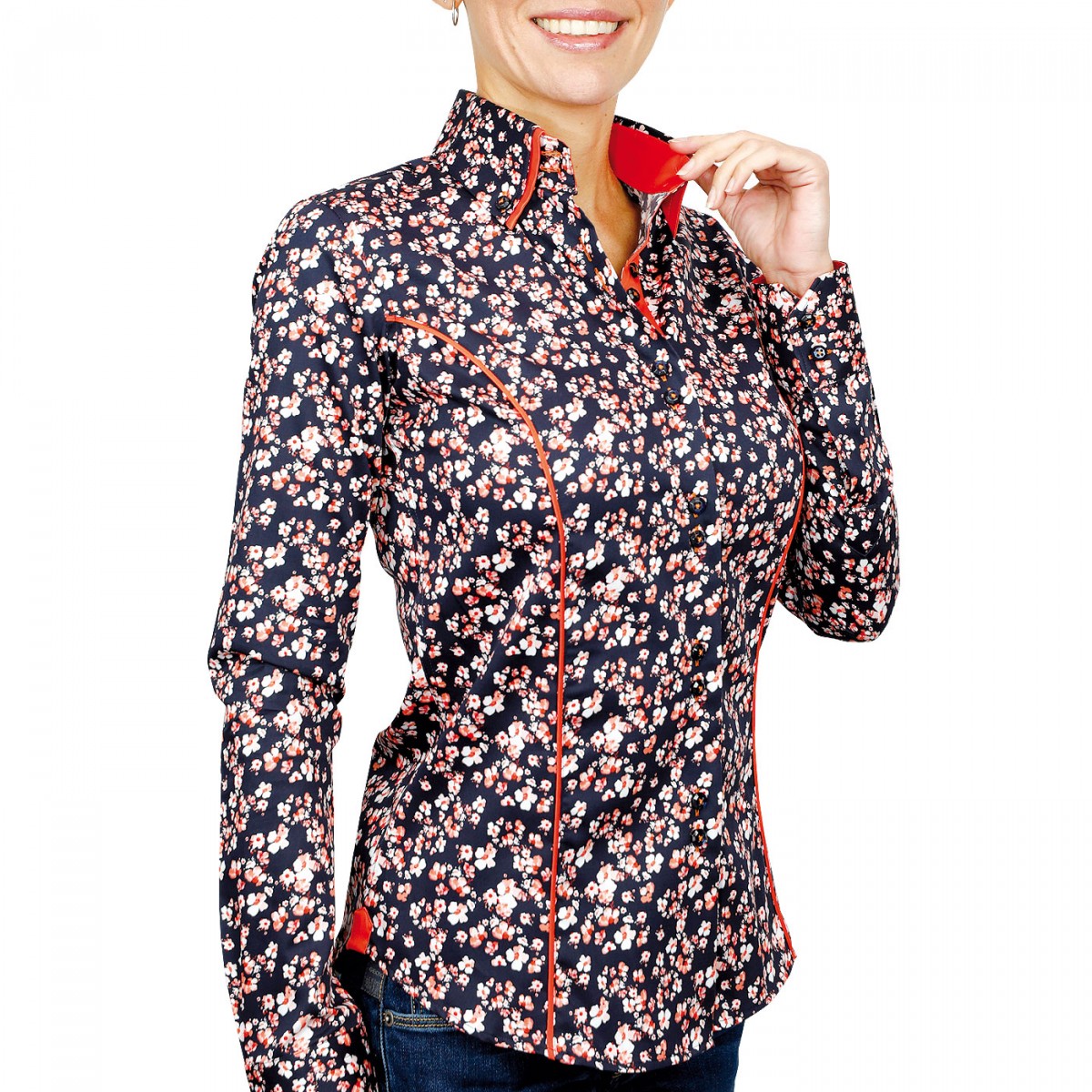 Chemise impriméeSIDNEY Andrew Mac Allister XPF4AM3 bleu