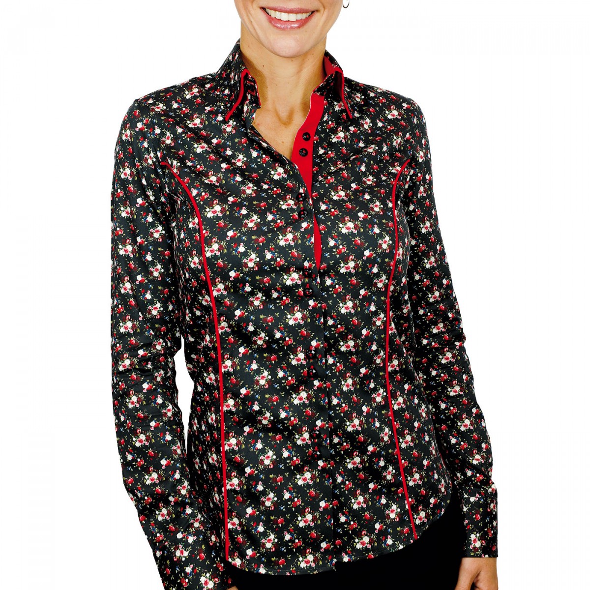Chemise impriméeSIDNEY Andrew Mac Allister XPF4AM4 noir