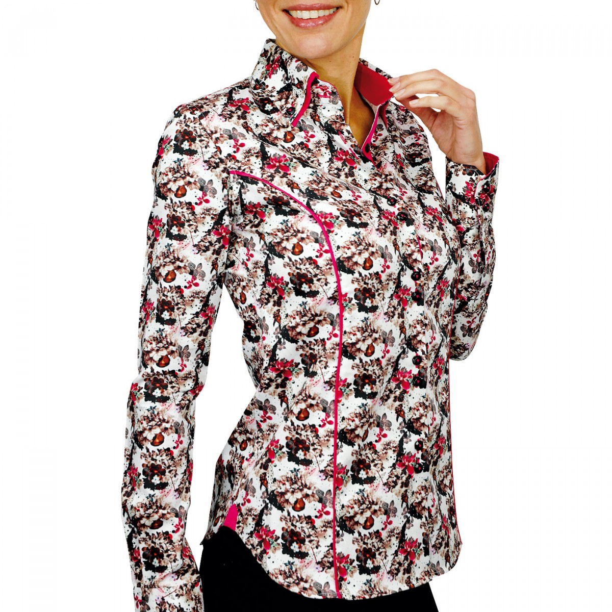 Chemise impriméeSIDNEY Andrew Mac Allister XPF4AM2 rose