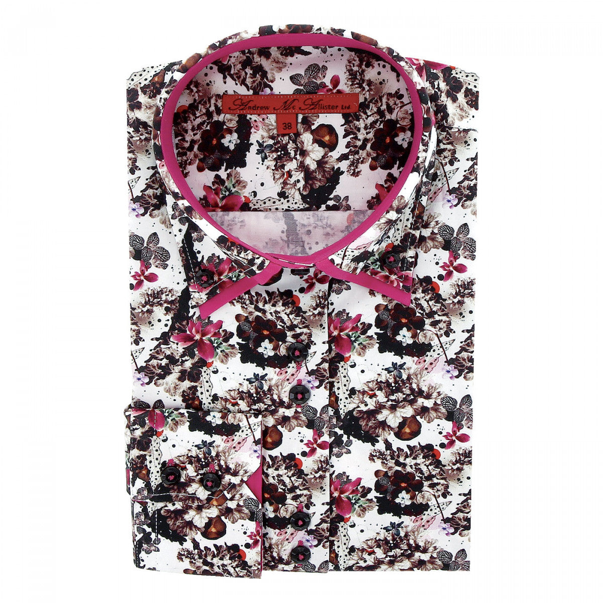 Chemise impriméeSIDNEY Andrew Mac Allister XPF4AM2 rose