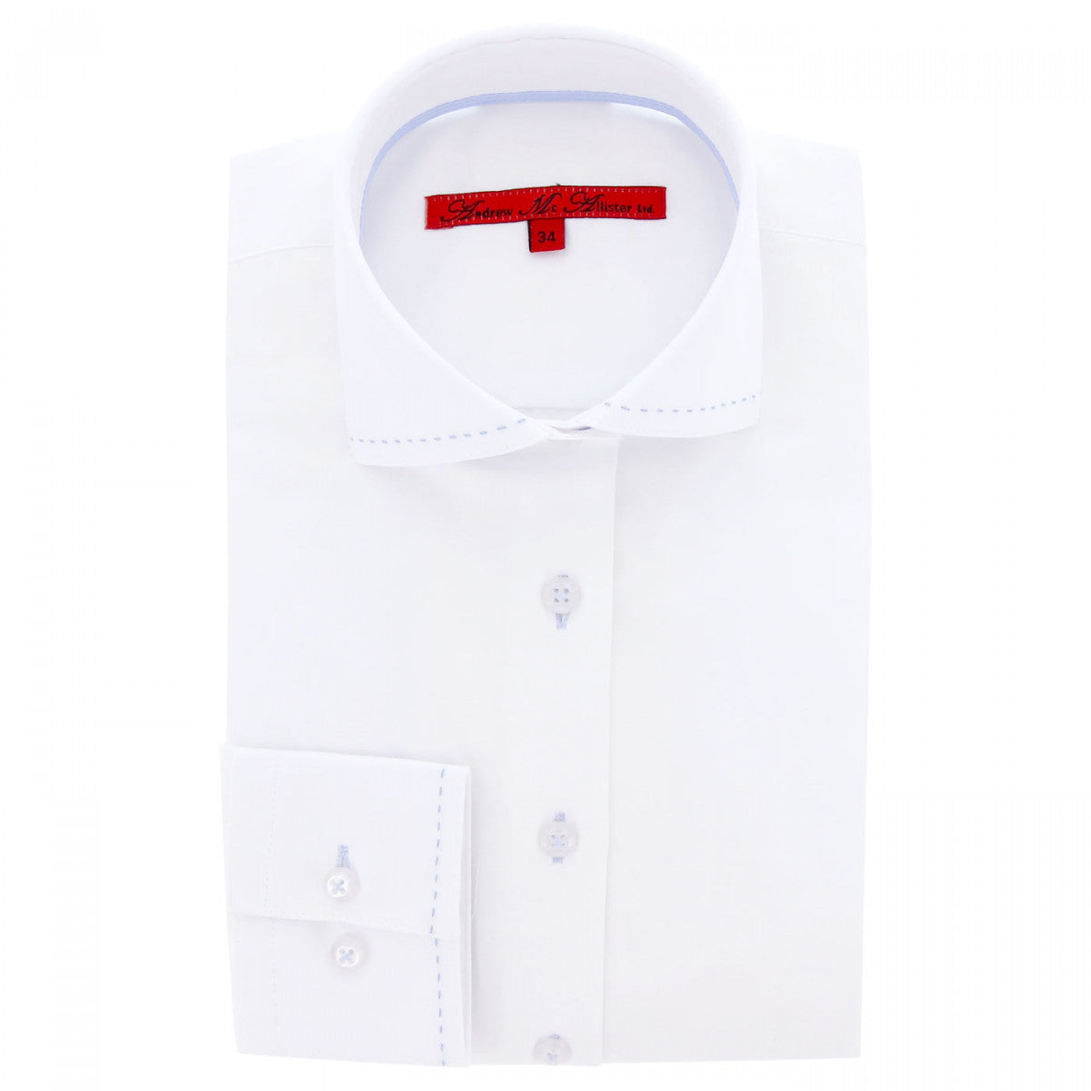 Chemise femme mode LEANA-faa3am1 blanc bleu ciel