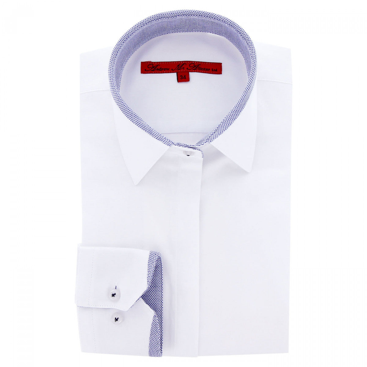 Chemise femme mode NANA-faa4am1 blanc bleu