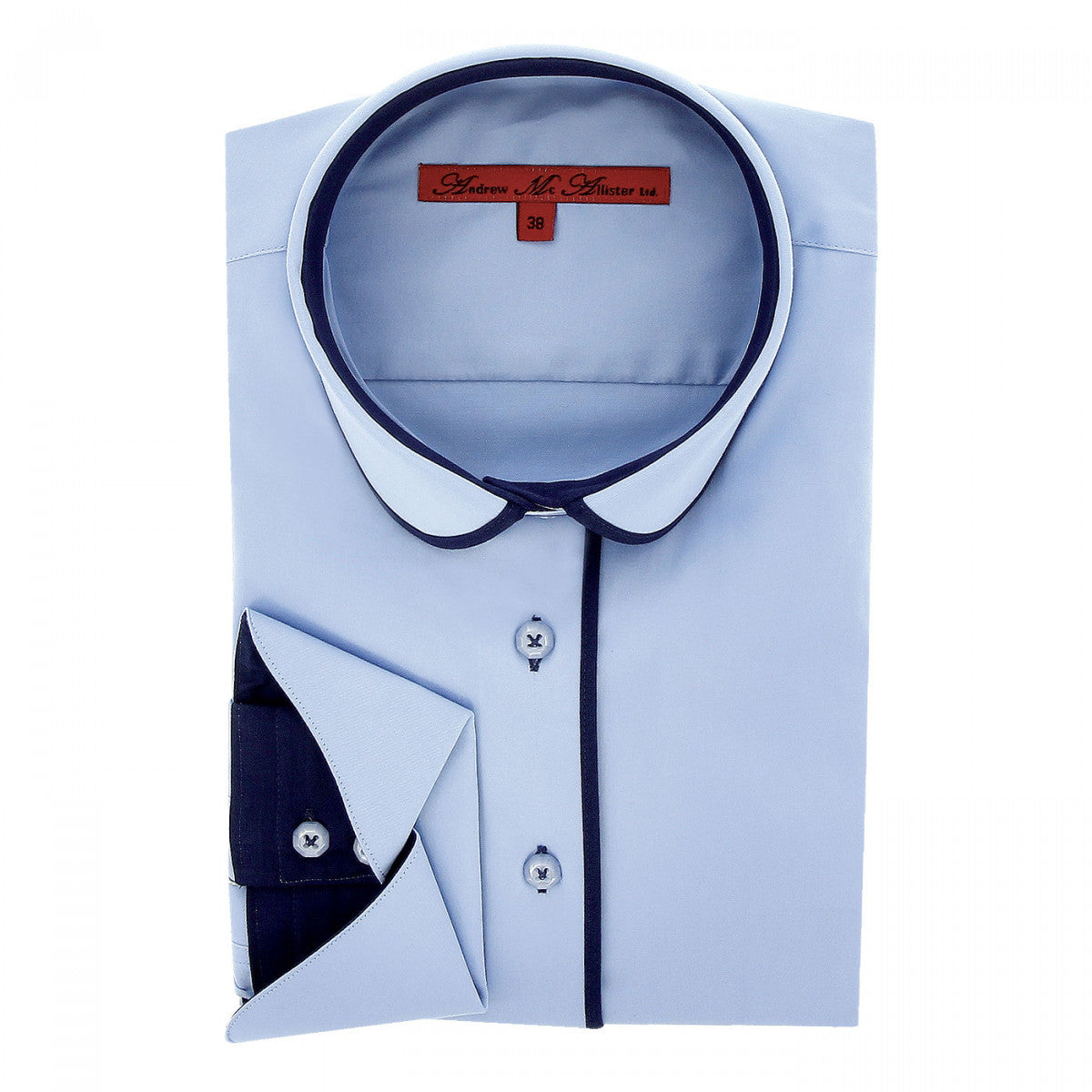 Chemise napolitaine bleu