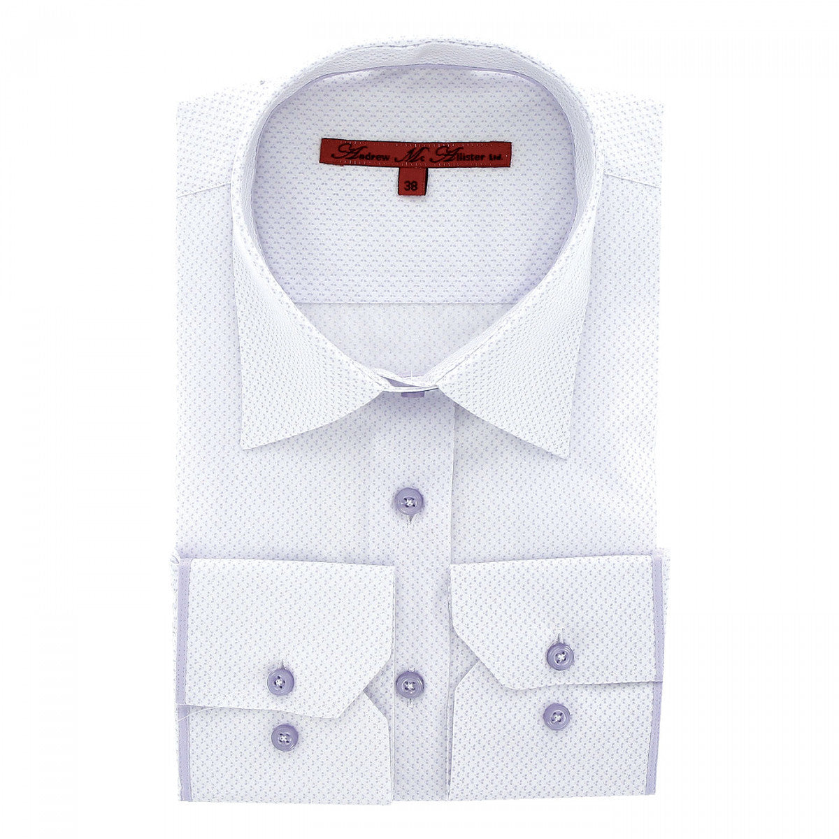 Chemise pastelWATERLILY Andrew Mc Allister JF6AM1 blanc