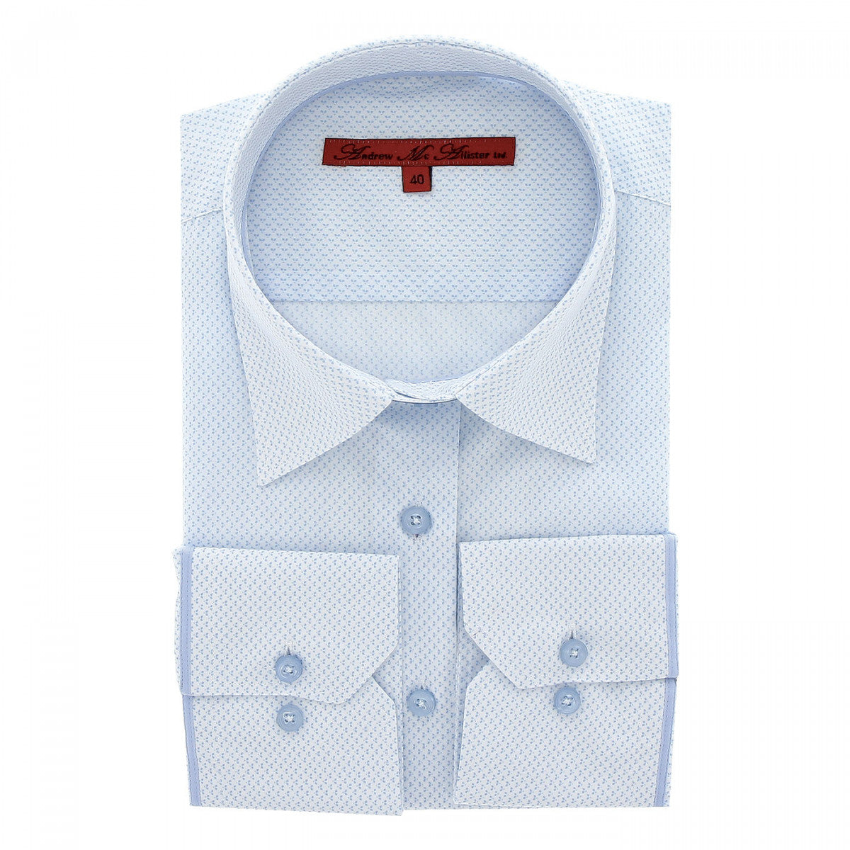 Chemise pastelWATERLILY Andrew Mc Allister JF6AM3 bleu