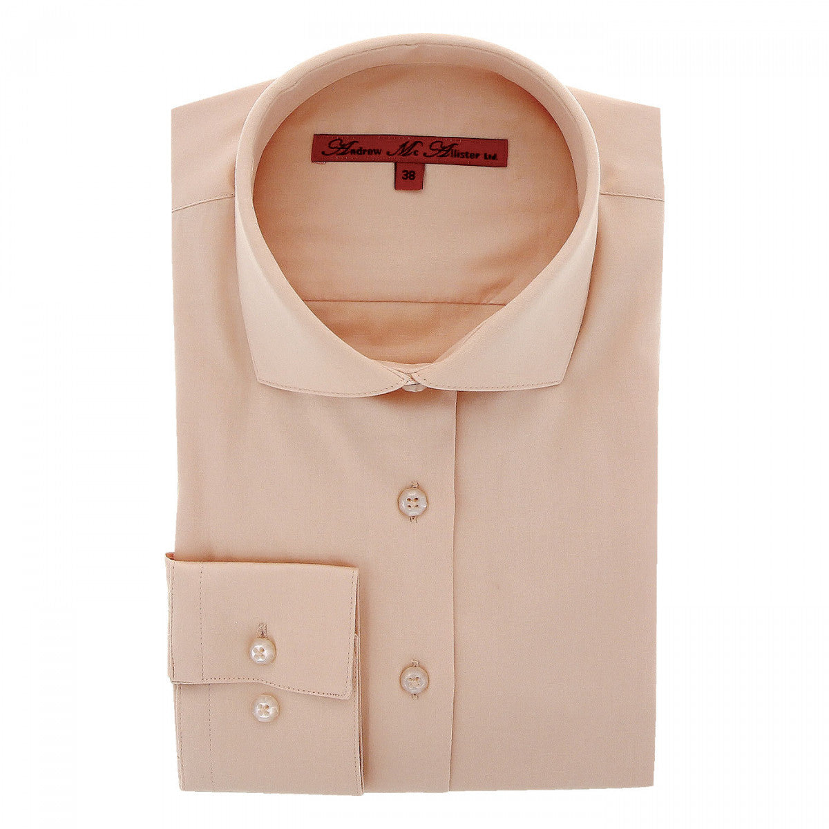 Chemise unie orange