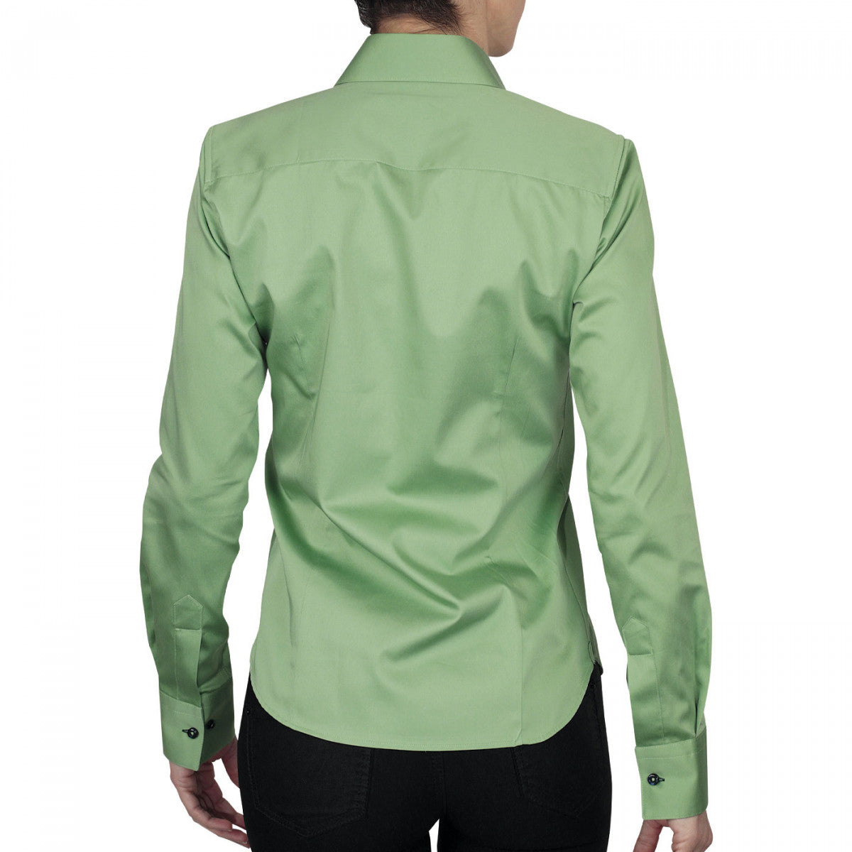 Chemise unie vert