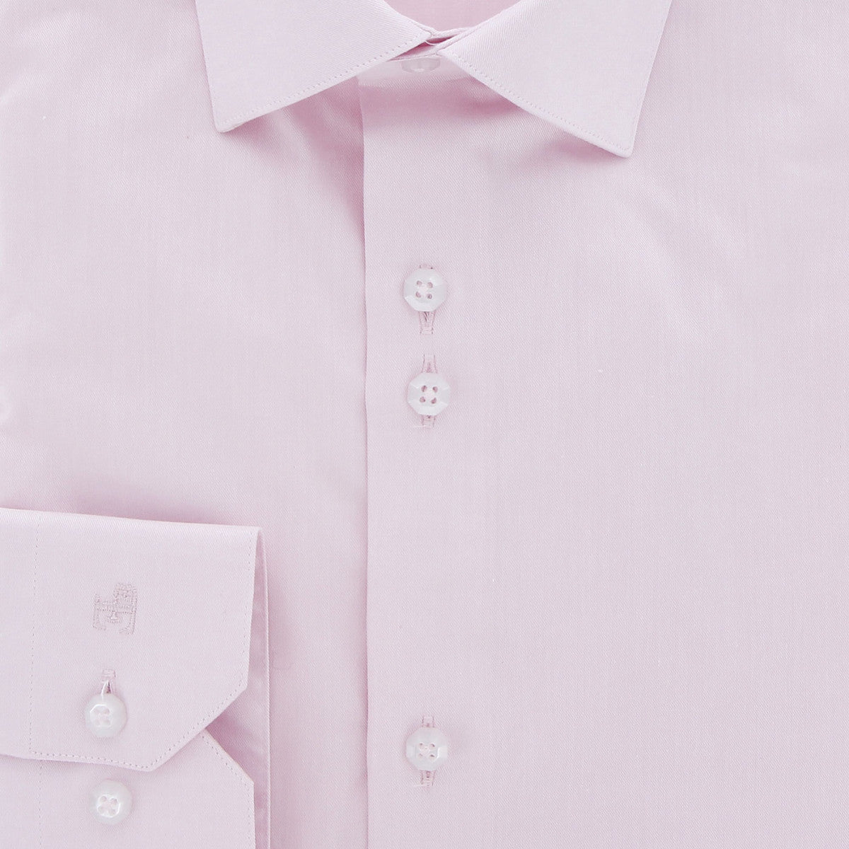 Chemise coupe droite 100% coton AE1EB4 rose