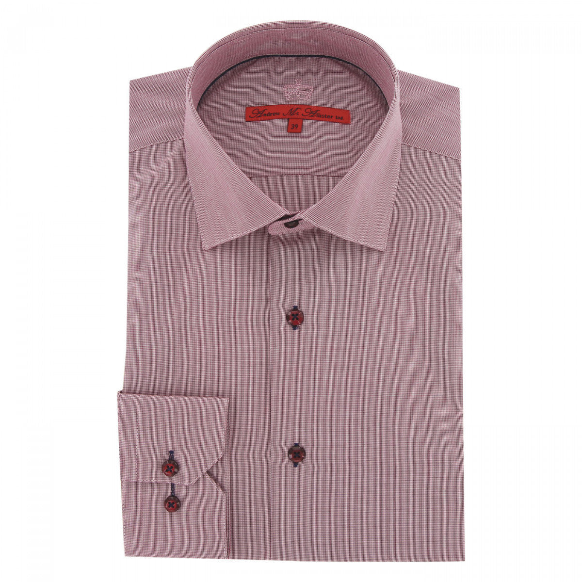 Chemise Andrew Mc Allister AD5AM1 bordeaux